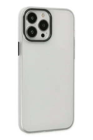 iPhone 14 Pro Kılıf Modos Metal Kapak - Şeffaf