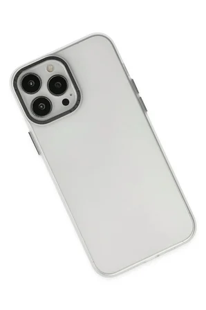 iPhone 14 Pro Kılıf Modos Metal Kapak - Şeffaf