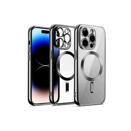 iPhone 12 Pro Kılıf Kross Magneticsafe Kapak - Gümüş
