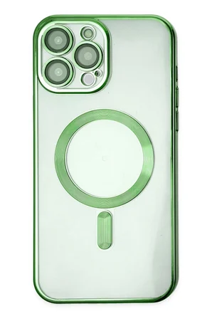iPhone 13 Pro Kılıf Kross Magneticsafe Kapak - Koyu Yeşil