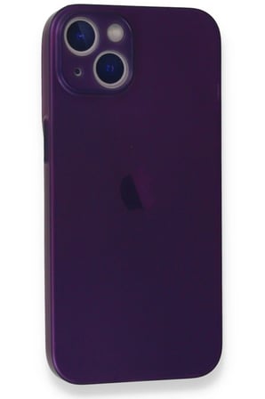 iPhone 14 Plus Kılıf PP Ultra İnce Kapak - Mor