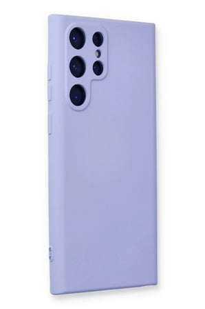 Samsung Galaxy S23 Ultra Kılıf Nano içi Kadife Silikon - Lila