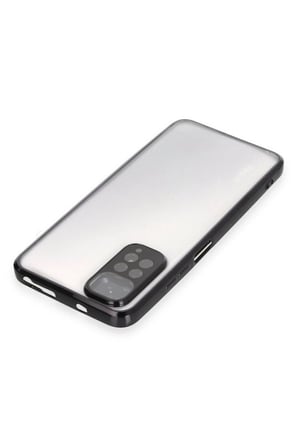 Redmi Note 11 Kılıf  Lensli Silikon - Siyah
