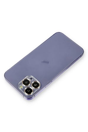 iPhone 12 Pro Max Metal Kamera Lens Koruma Cam - Gold