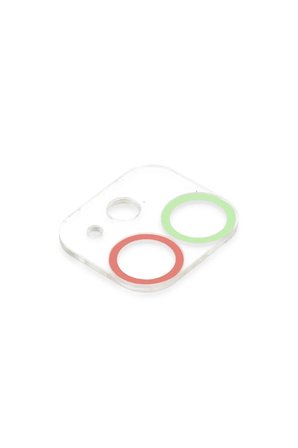 iPhone 12 Renkli Kamera Lens Koruma Cam - Yeşil-Pembe
