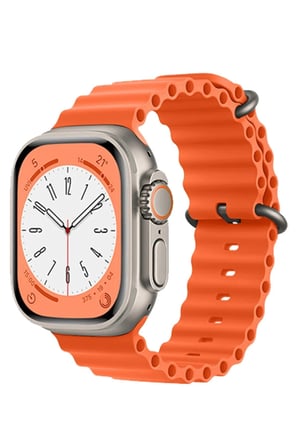 Watch 42mm Ocean Kordon - Turuncu