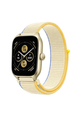 Watch 22mm Hasırlı Cırtcırtlı Kordon - Beyaz