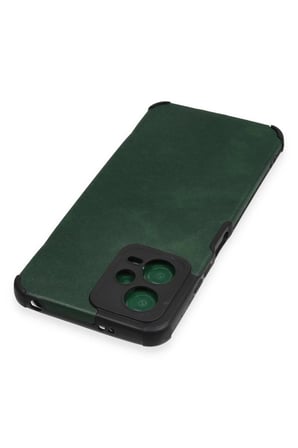 Redmi Note 12 5G Kılıf Loop Deri Silikon - Yeşil