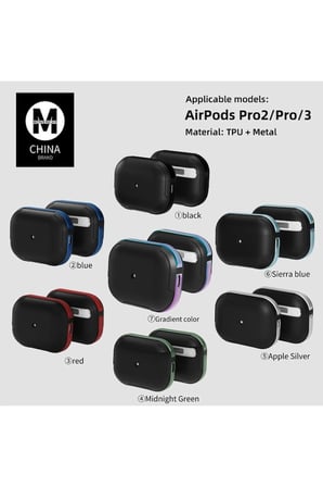 Airpods 3 (3.nesil) MO-A8 Armor Kılıf - Lacivert