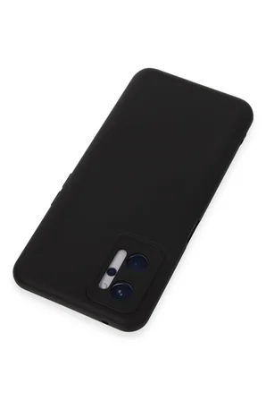 Realme 9i 4G Kılıf Nano içi Kadife Silikon - Siyah