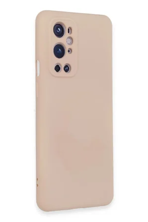One Plus 9 Pro Kılıf Nano içi Kadife Silikon - Pudra