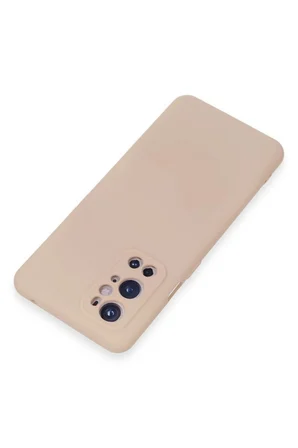 One Plus 9 Pro Kılıf Nano içi Kadife Silikon - Pudra