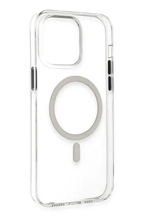 iPhone 14 Pro Max Kılıf Tron Şeffaf Magsafe Kapak - Şeffaf