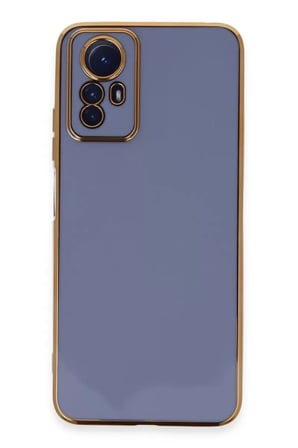 Redmi Note 12S Kılıf Volet Silikon - Mavi