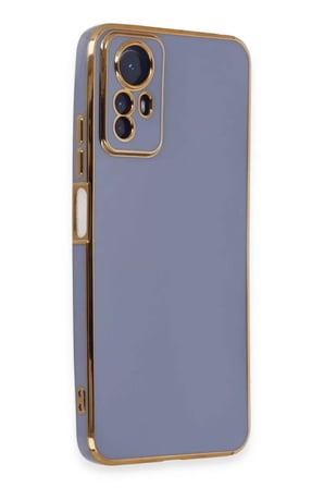 Redmi Note 12S Kılıf Volet Silikon - Mavi