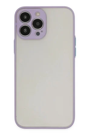 iPhone 15 Pro Max Kılıf Montreal Silikon Kapak - Mor