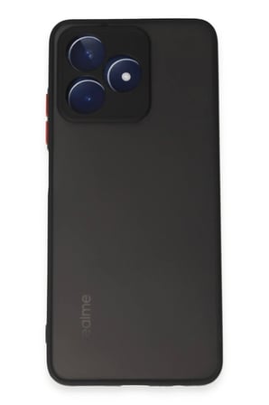 Realme C53 Kılıf Montreal Silikon Kapak - Siyah