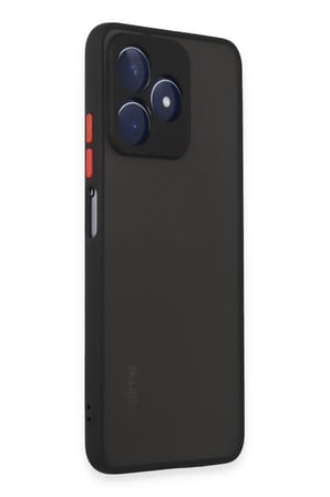 Realme C53 Kılıf Montreal Silikon Kapak - Siyah
