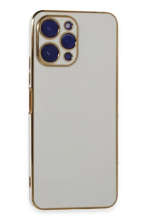 Poco M6 Pro 5G Kılıf Volet Silikon - Beyaz