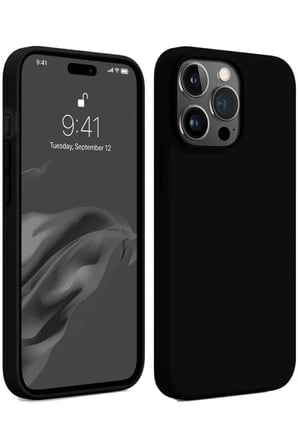 iPhone 15 Pro Kılıf First Silikon - Siyah