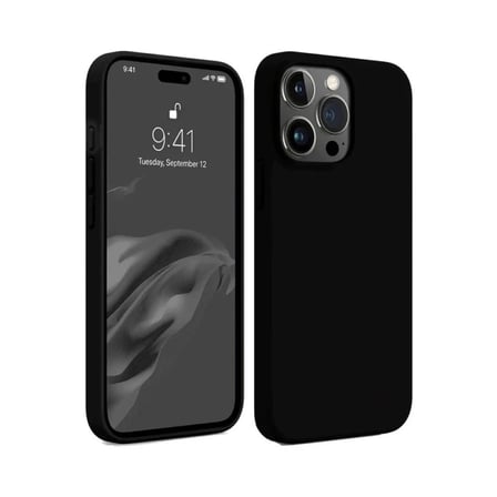 iPhone 15 Pro Kılıf First Silikon - Siyah