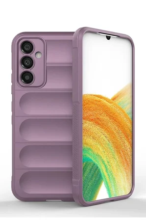 Samsung Galaxy M14 5G Kılıf Optimum Silikon - Mor