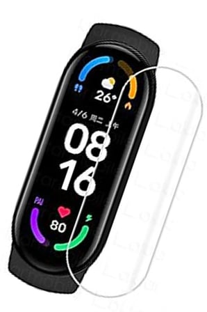 Mi Band 6 Polymer Nano Ekran Koruyucu - Şeffaf