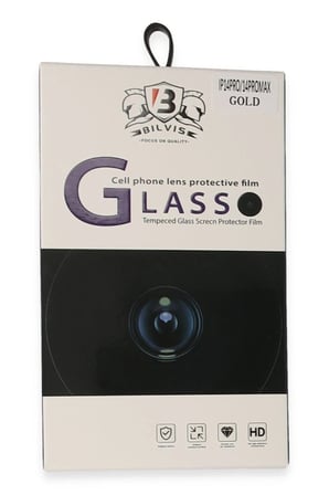 iPhone 14 Pro Max Bilvis Titan Kamera Lens - Gold