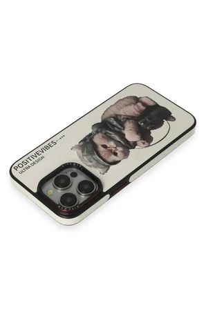 iPhone 14 Pro Fun Magsafe Kapak - Beyaz