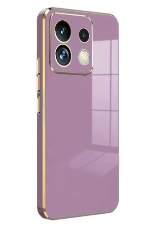 Poco M6 Pro 4G Kılıf Volet Silikon - Mor