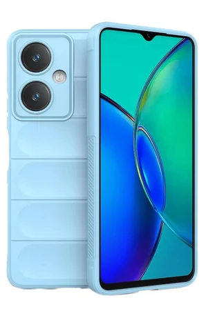 Vivo Y27 Kılıf Optimum Silikon - Sky Blue