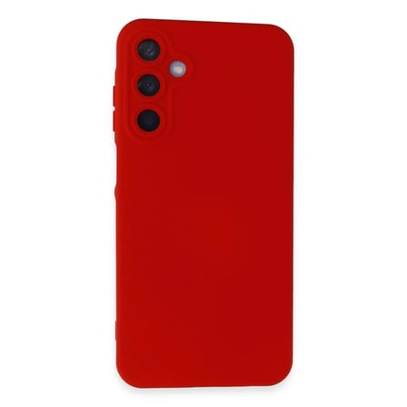 Samsung Galaxy A25 5G Kılıf Nano içi Kadife Silikon - Kırmızı