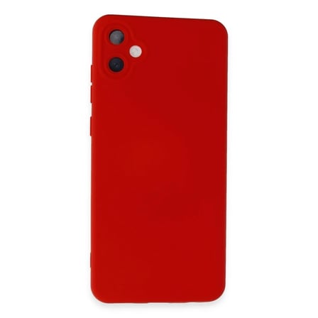 Samsung Galaxy A05 Kılıf Nano içi Kadife Silikon - Kırmızı