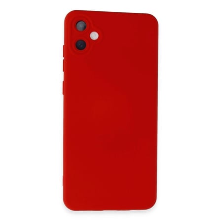 Samsung Galaxy A05 Kılıf Nano içi Kadife Silikon - Kırmızı