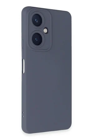 Vivo Y27 Kılıf Nano içi Kadife Silikon - Gri