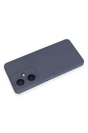 Vivo Y27 Kılıf Nano içi Kadife Silikon - Gri