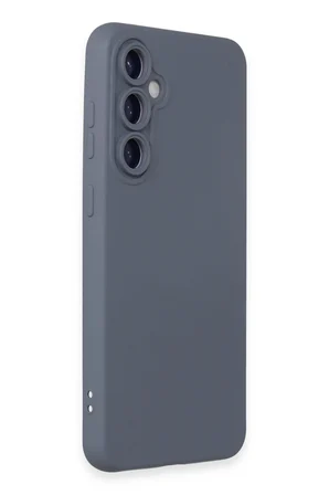 Samsung Galaxy S24 Kılıf Nano içi Kadife Silikon - Gri