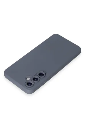 Samsung Galaxy S24 Kılıf Nano içi Kadife Silikon - Gri