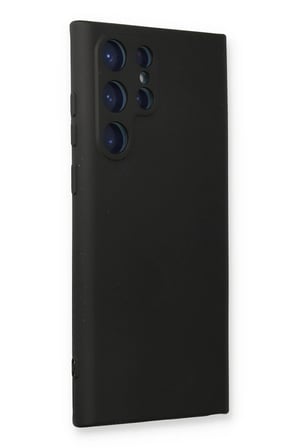 Samsung Galaxy S24 Ultra Kılıf Nano içi Kadife Silikon - Siyah