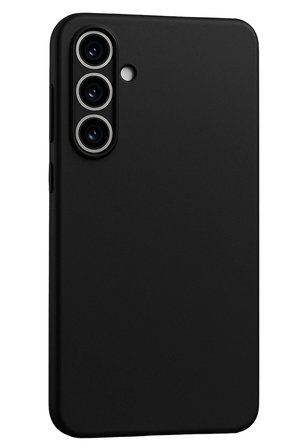 Samsung Galaxy A55 5G Kılıf First Silikon - Siyah