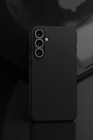 Samsung Galaxy A55 5G Kılıf First Silikon - Siyah