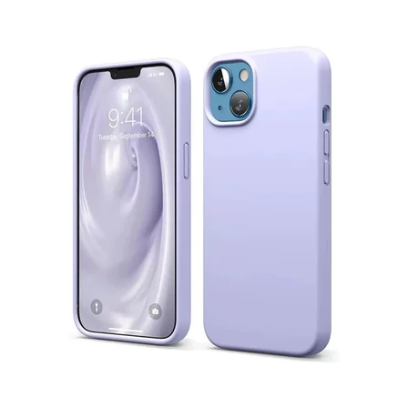 iPhone 14 Kılıf First Silikon - Lila