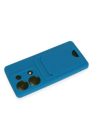 Redmi Note 13 Pro 4G Kılıf Kelvin Kartvizitli Silikon - Mavi