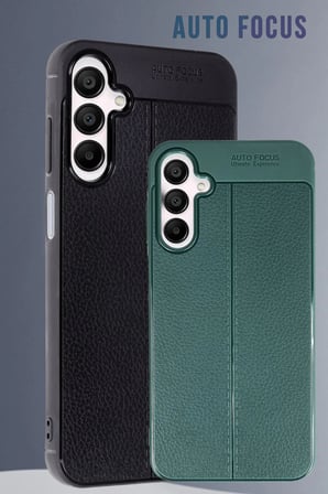 Samsung Galaxy A55 5G Kılıf Auto Focus Kapak - Koyu Yeşil