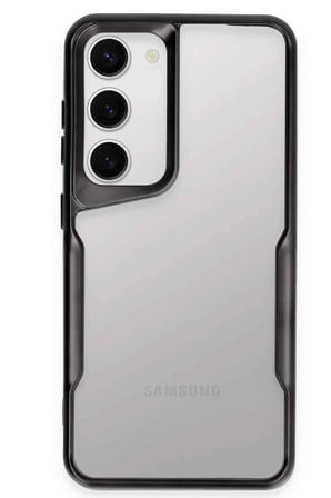 Samsung Galaxy S23 Kılıf Boyi Silikon Kapak - Siyah