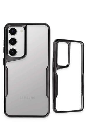 Samsung Galaxy S23 Kılıf Boyi Silikon Kapak - Siyah