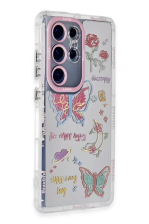 Samsung Galaxy S23 Ultra Kılıf Reflexion Desenli Kapak - Desen 8