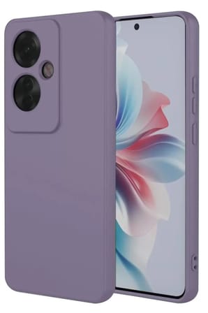 Reno 11F Kılıf First Silikon - Lila