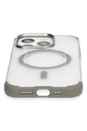 iPhone 15 Pro Hilton Magsafe Kapak - Titan Gri