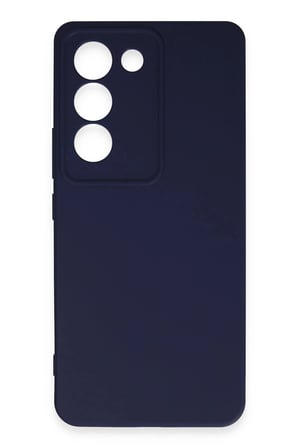 Vivo V30 Lite 4G Kılıf First Silikon - Lacivert